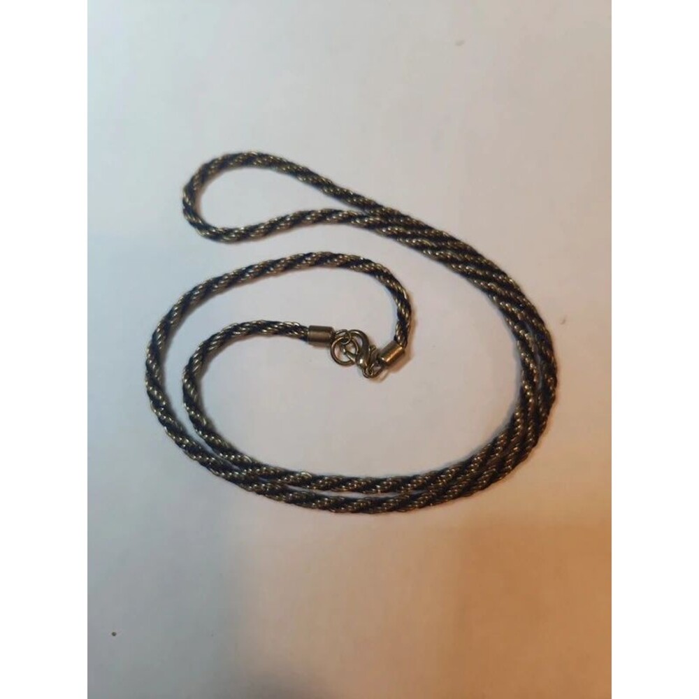 Vintage Two Tone Rope Chain - Picture 2 of 7